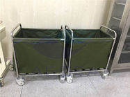 Trole de aço inoxidável comercial do equipamento de lavanderia AG-SS013 com o saco de poeira lavável