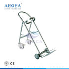 O ISO do CE AG-SS066 aprovou o trole de aço inoxidável do cilindro de oxigênio do gás do hospital