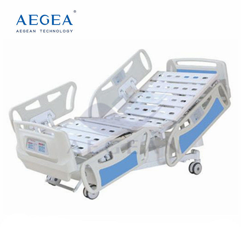 a cama de 10 partes embarca a cama ajustável elétrica do hospital de aço inoxidável