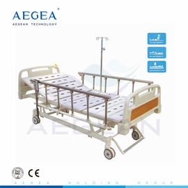 Cama de hospital elétrica dos cuidados intensivos médicos do headboard/3-Function do ABS AG-BM107 para lares de idosos
